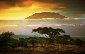 Zonsondergang Tanzania