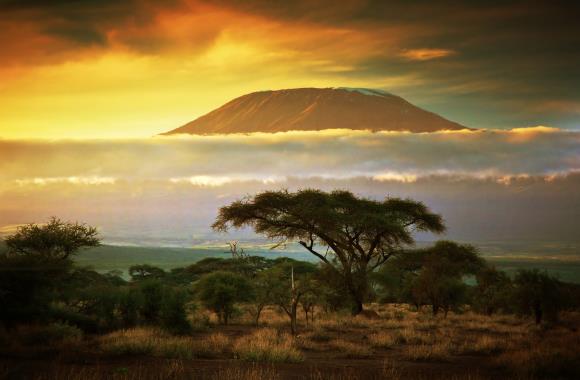 Zonsondergang Tanzania