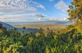 Ngorongoro krater in Tanzania