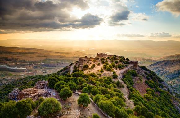 Nimrod Fortress in Israël