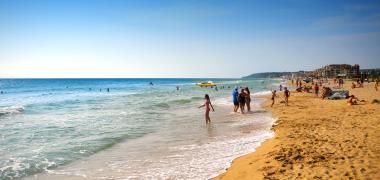 Zandstrand in Bulgarije