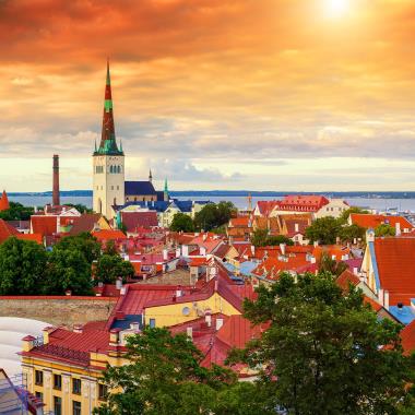 Tallinn, de hoofdstad van Estland