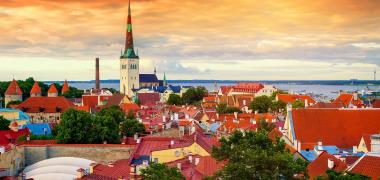 Tallinn, de hoofdstad van Estland