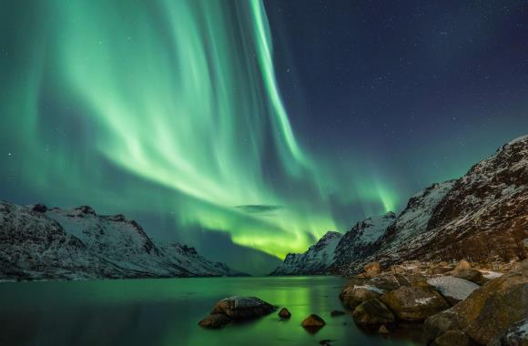 Noorderlicht in Fins Lapland