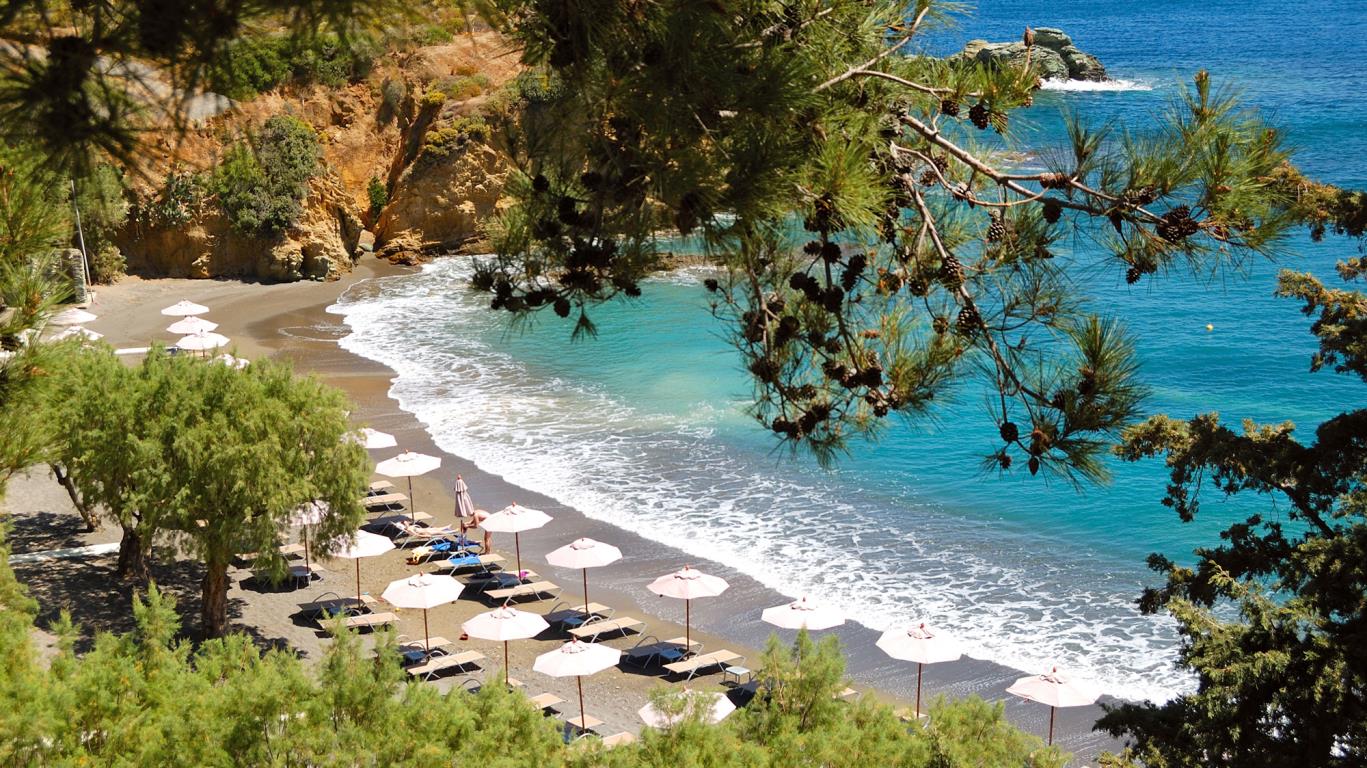 Strand op Kreta