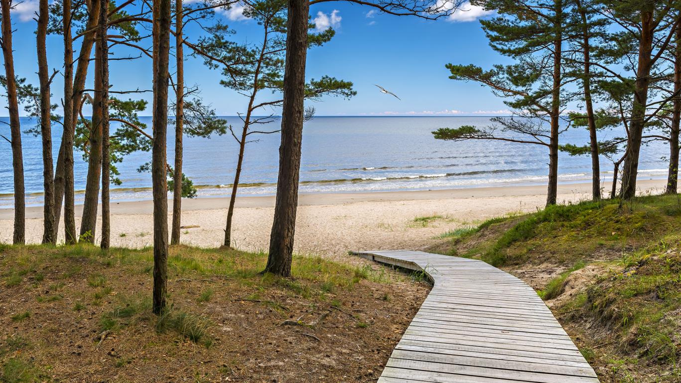Baltische kust, Letland