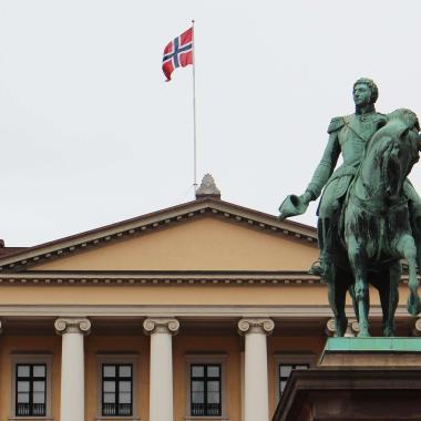 Koninklijk paleis in Oslo