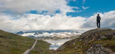 Uitzicht in Noorwegen