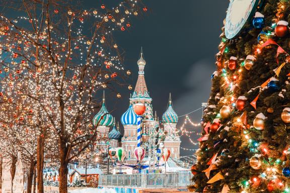 Moskou in kerstsfeer
