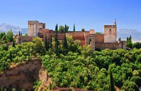 Alhambra kasteel in Andalusië