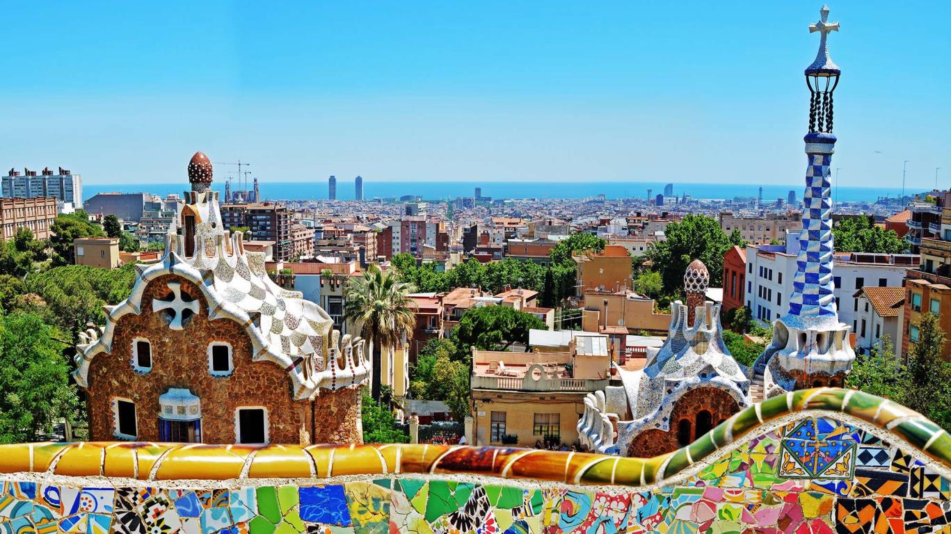 Gaudi gebouw in Barcelona