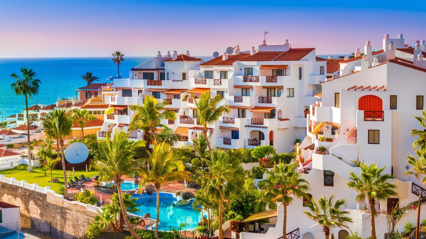 Een stad op Tenerife