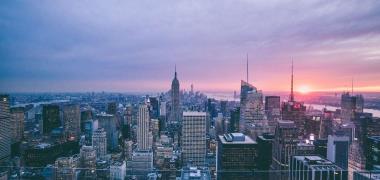 De skyline van New York