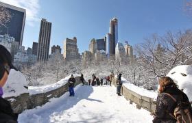 Sneeuw in New York