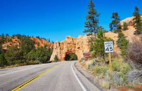 Bryce National Park road
