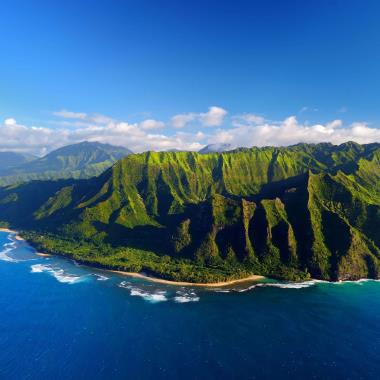 Luchtfoto van Hawaii