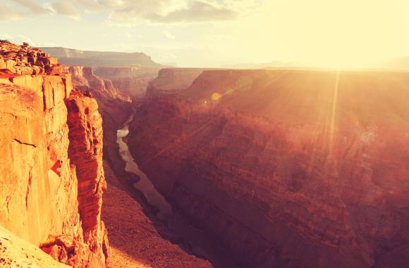 De Grand Canyon in Amerika