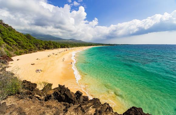 Strand op Hawaii