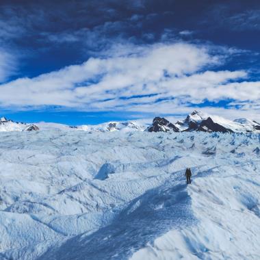 Gletsjer in Patagonië, Argentinië