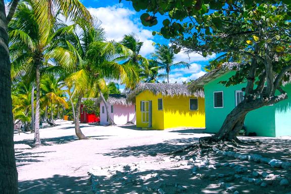 Gekleurde huisjes, Dominicaanse Republiek