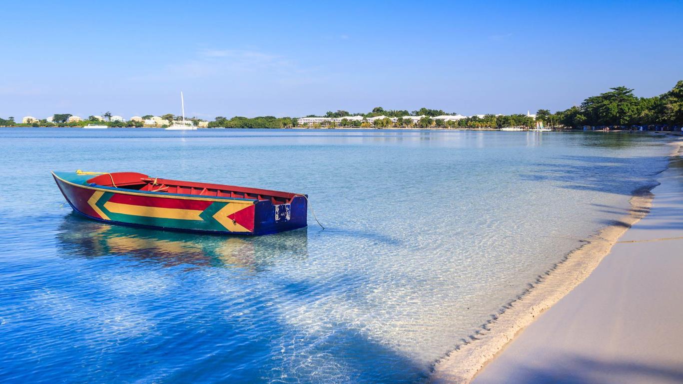 Gekleurde boot, Jamaica