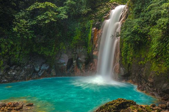 Een waterval in Costa Rica