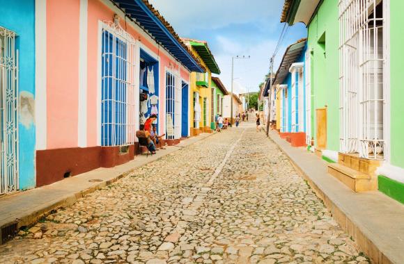 Cuba, Trinidad straat