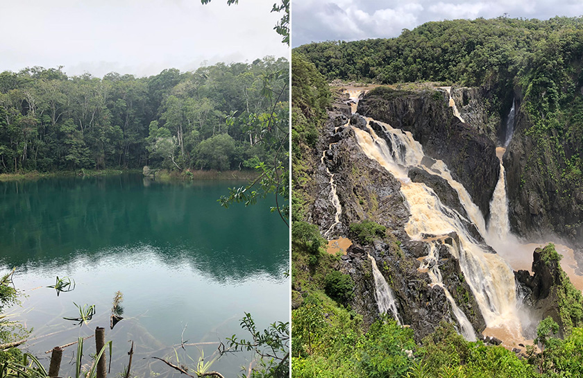 Lake Eacham Barron Falls Australië