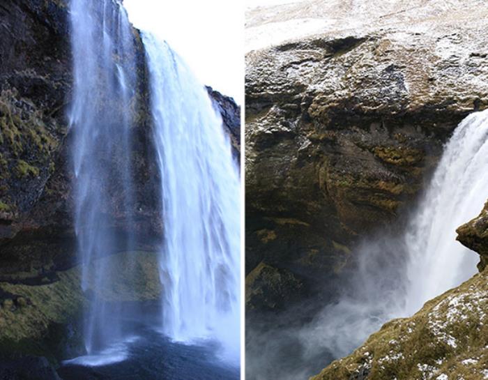 Seljalandsfoss-Skogafoss waterval