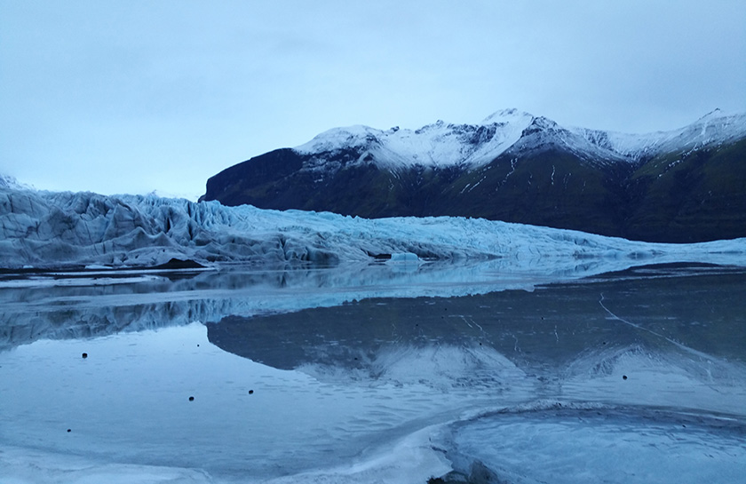 Vatnajökull gletsjer Skaftafell National Park