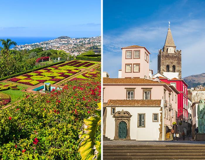 Funchal zee - oude centrum