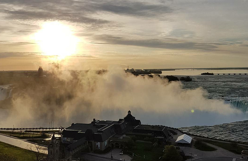 Marriott Falls View Hotel uitzicht