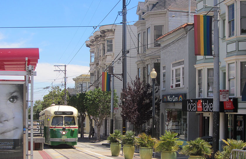 Oud trammetje in The Castro
