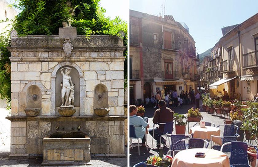 Castelbuono terras standbeeld