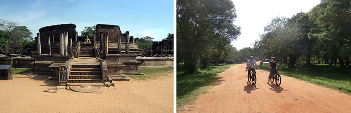 Fietsen Polonnaruwa