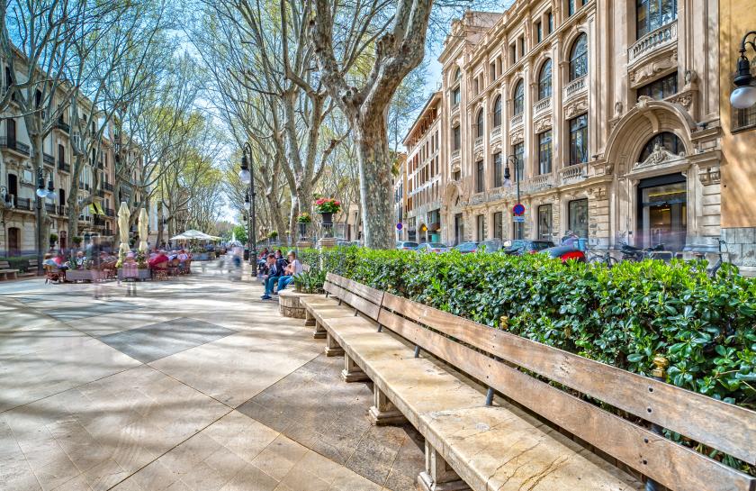 Boulevard Passeig des Born terrasjes restaurants
