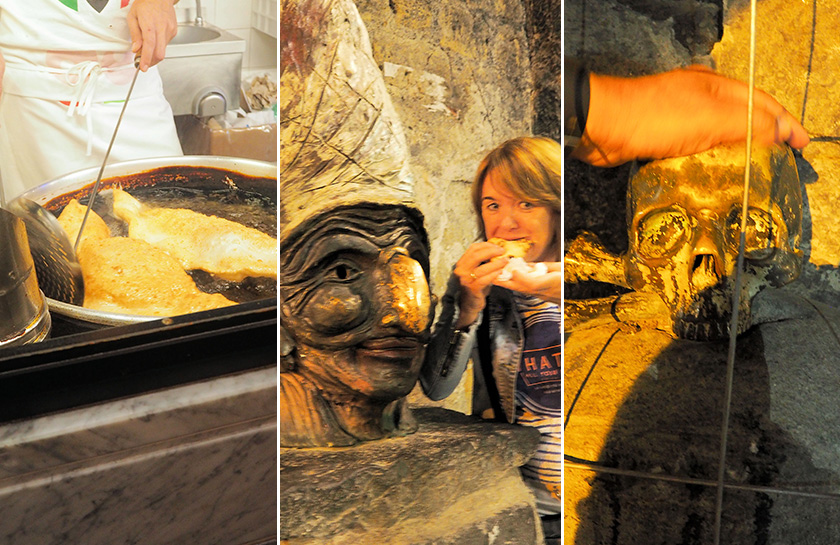 Gino Sorbillo Pia Purgatorio schedel kerk