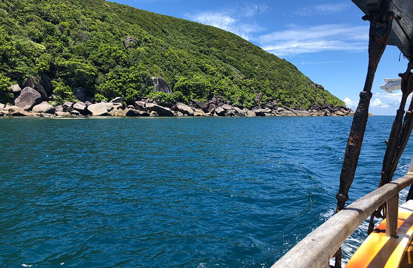Great Barrier Reef uitzicht eilandjes