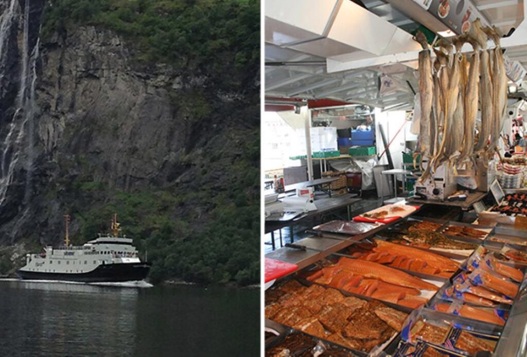 Hurtigruten schip