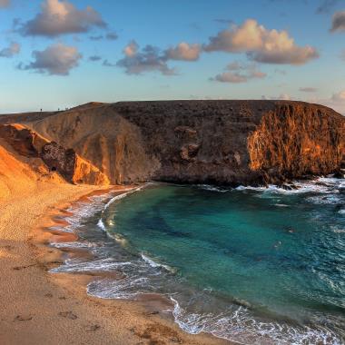 Strand op Lanzarote