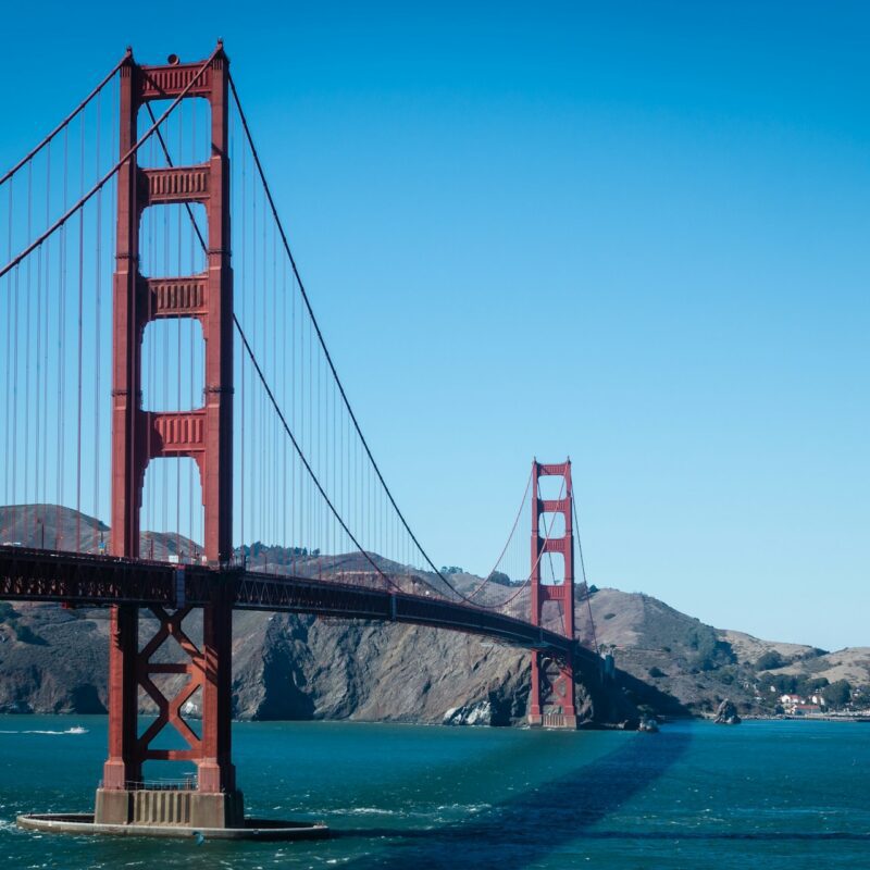 focus photo of Golden Gate during daytime